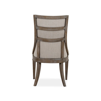 Lancaster Dovetail Grey Upholstered Arm Chair Two Pack