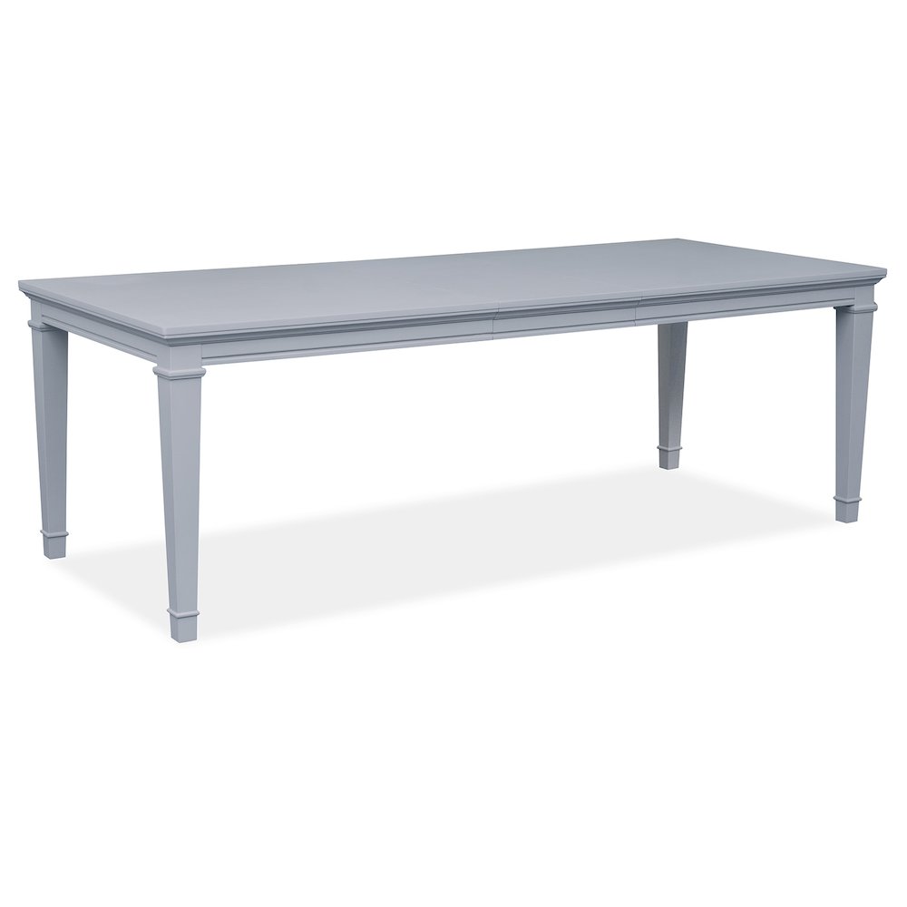Charleston Harbor Gray Grey Extendable Rectangular Dining Table