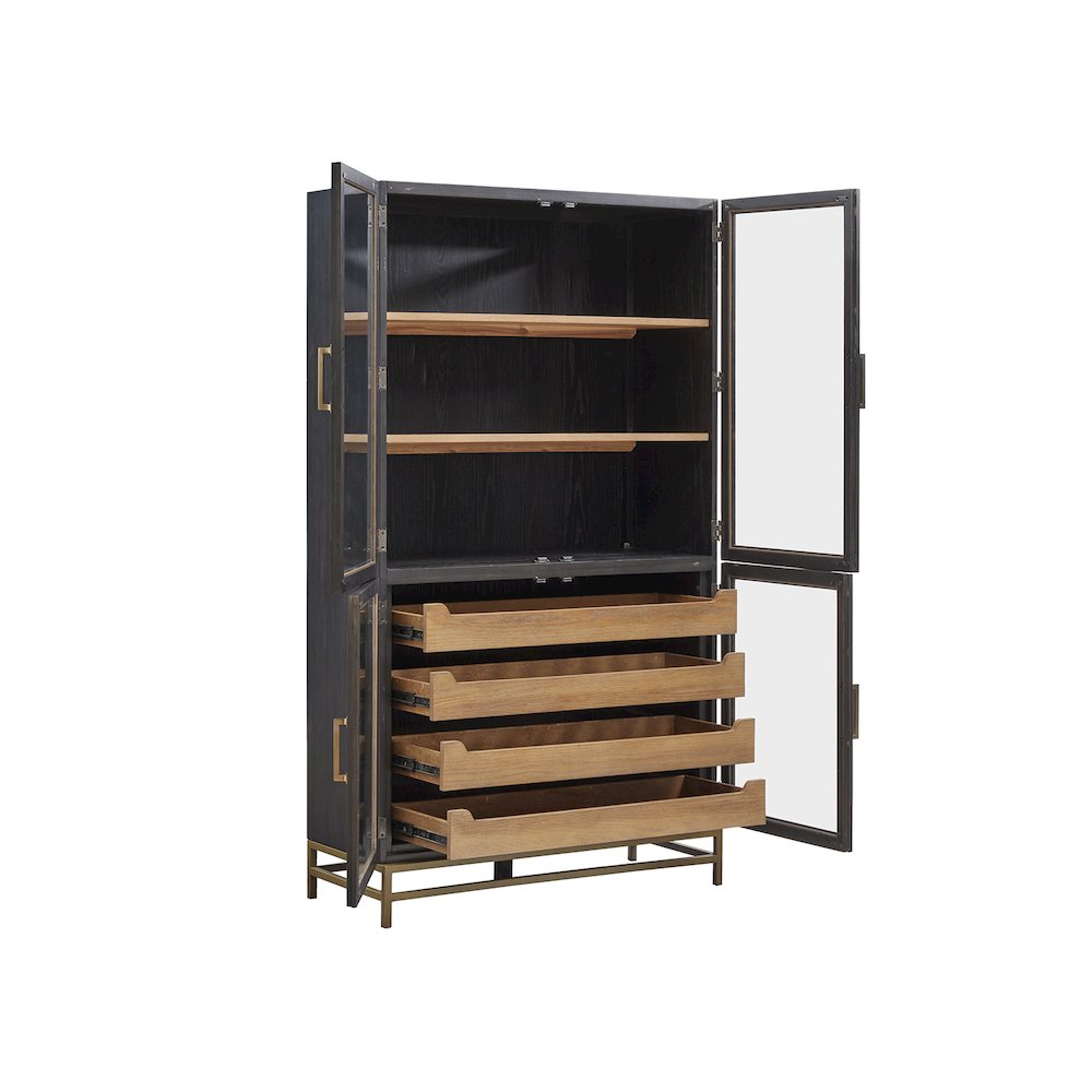 Lindon Coffee Bean Two Tone Cabinet