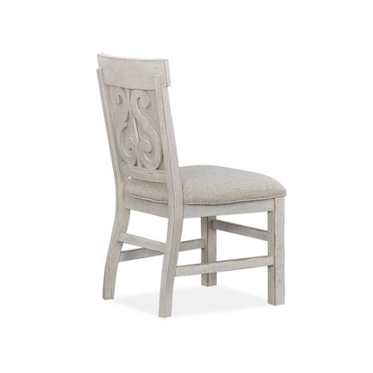 Bronwyn Alabaster And Toasted Nutmeg Upholstered Side Chair Two Pack