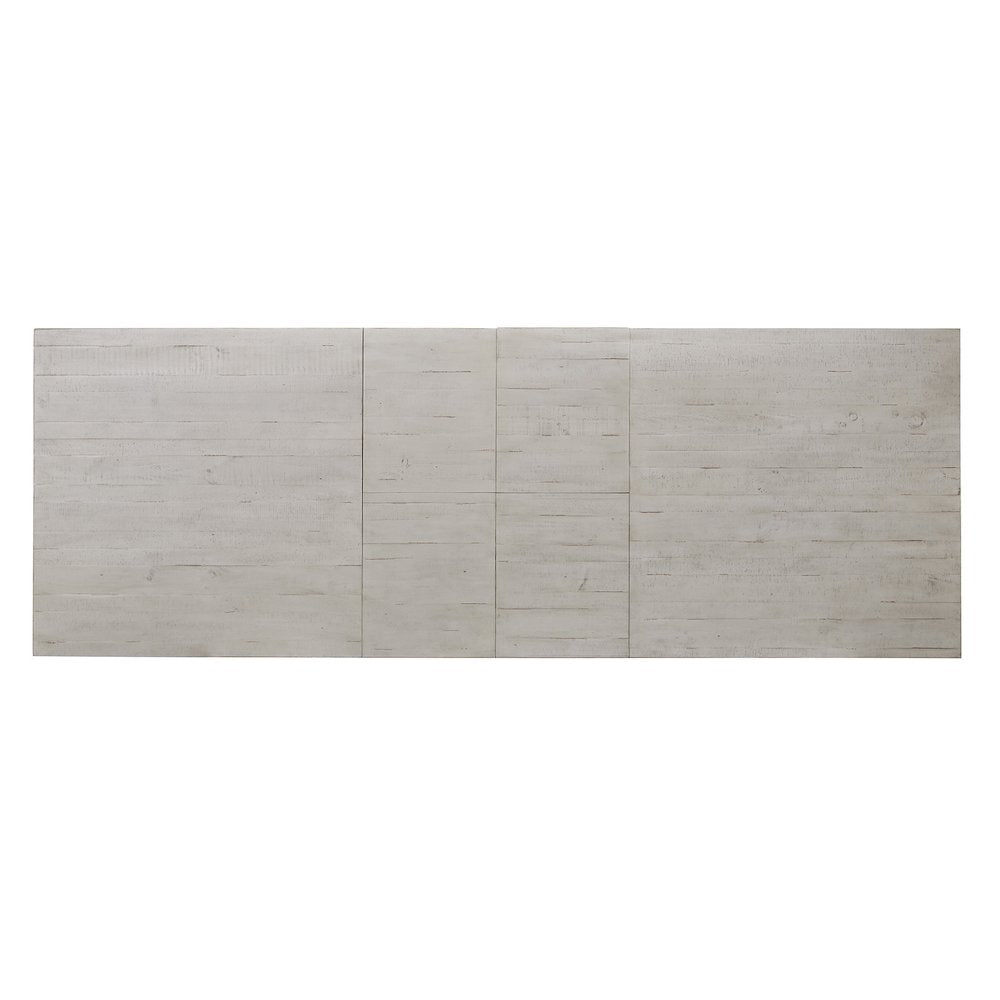 Bronwyn Alabaster And Toasted Nutmeg Extendable Rectangular Dining Table