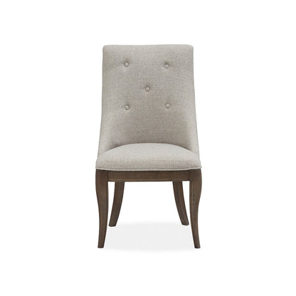 Roxbury Manor Homestead Brown Upholstered Arm Chair Two Pack