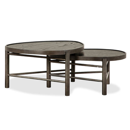 Hadleigh Black Coffee Bean Shaped Nesting Cocktail Table