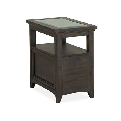 Westley Falls Graphite Chairside End Table