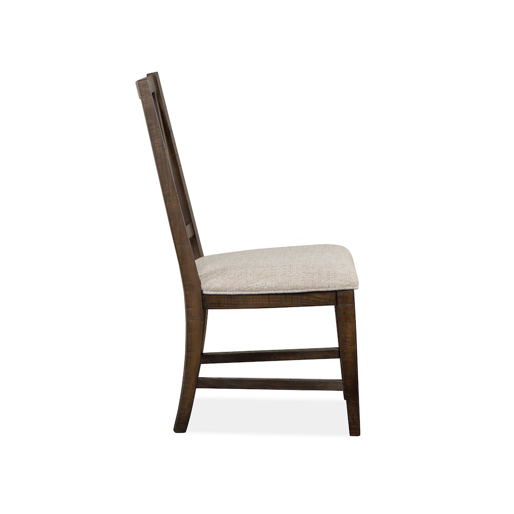 Westley Falls Graphite Upholstered Side Chair Two Pack