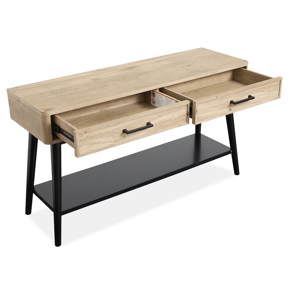 Fletcher Driftwood Rectangular Sofa Table