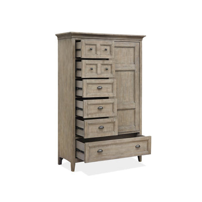 Paxton Place Dovetail Grey Door Chest