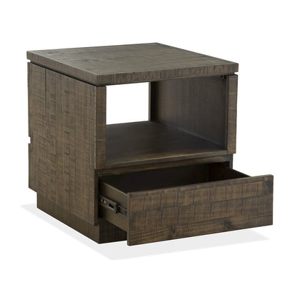 Baisden Tobacco Rectangular End Table