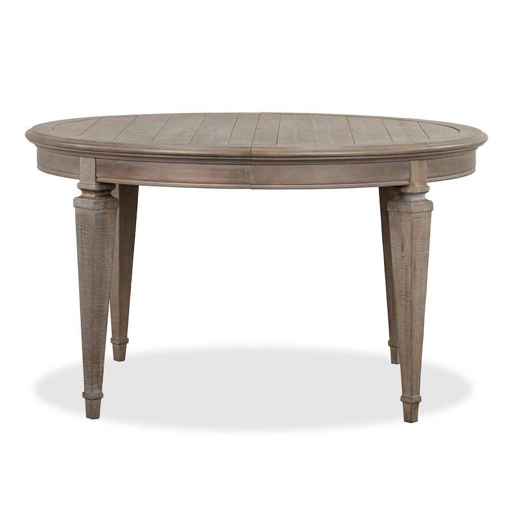 Lancaster Dovetail Grey Extendable Round Dining Table