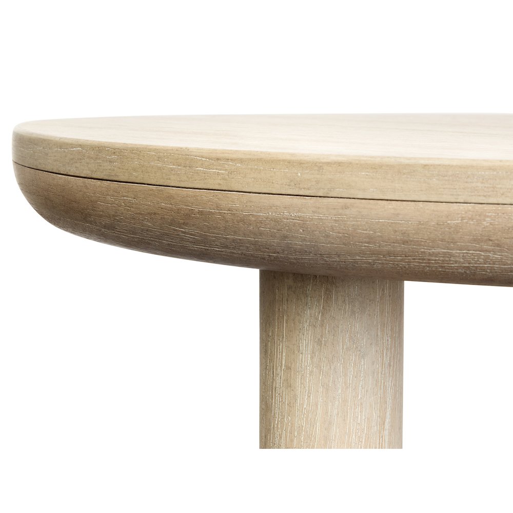 Sunset Cove Sanibel Brown Round End Table