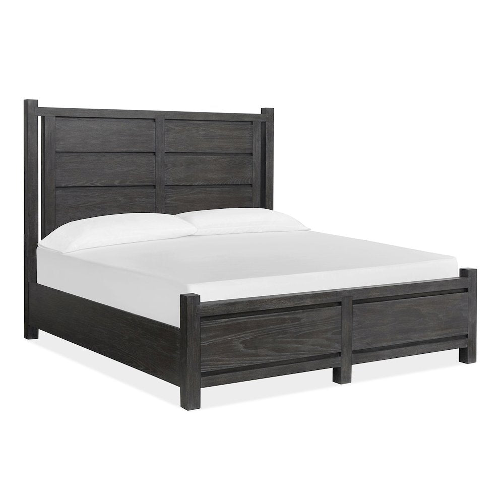 Plum Creek Ravenwood Black California King Panel Bed