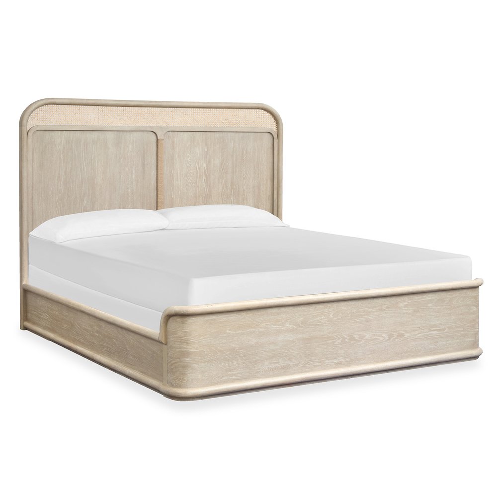 Sunset Cove Sanibel Brown King Panel Bed