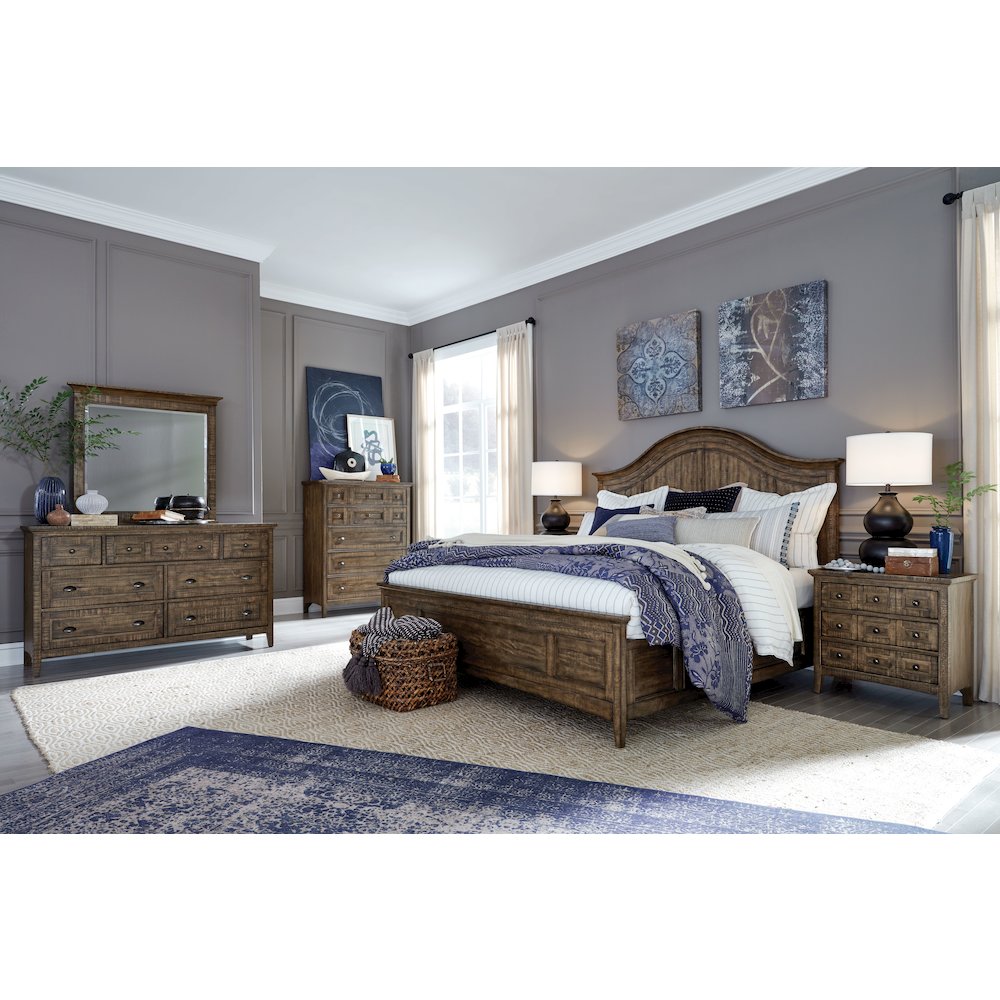 Bay Creek Toasted Nutmeg Landscape Mirror
