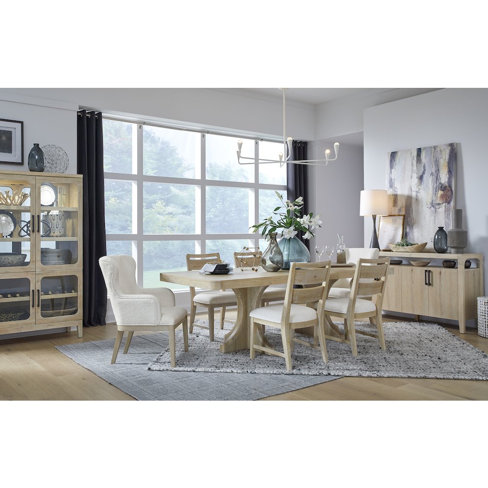 Somerset Butternut Upholstered Side Chair Two Pack