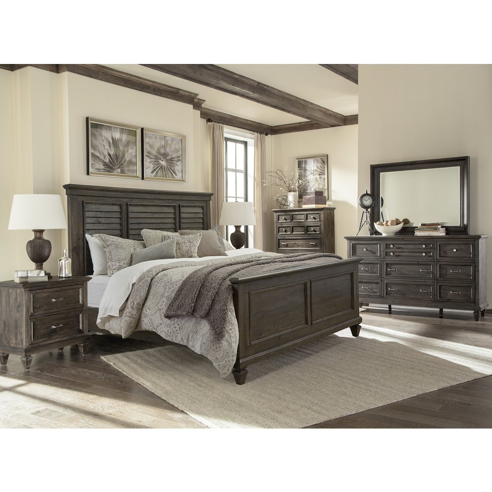 Calistoga Weathered Charcoal Gentleman'S Chest