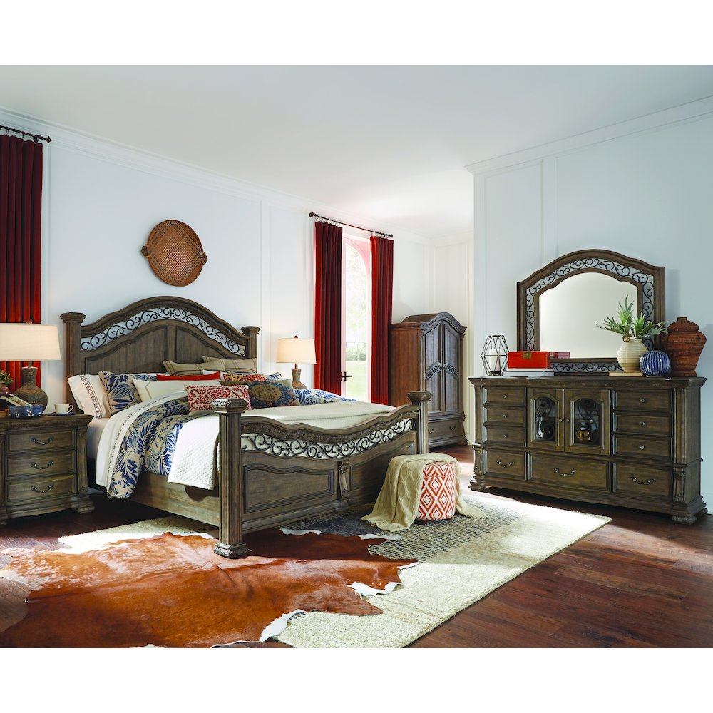 Durango Willadeene Brown Queen Panel Bed
