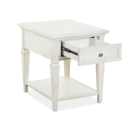 Newport Alabaster Rectangular End Table