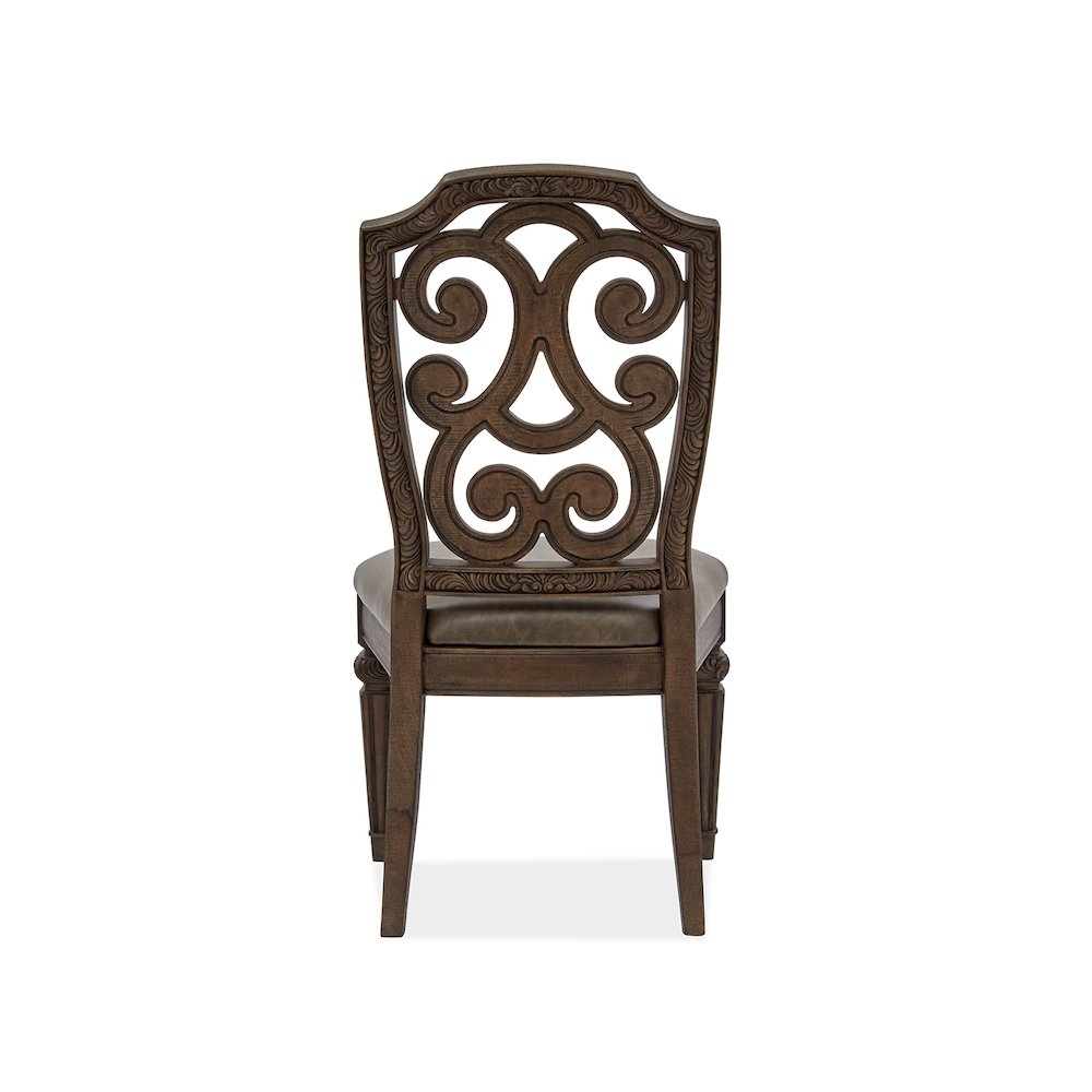 Durango Willadeene Brown Upholstered Side Chair Two Pack