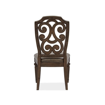 Durango Willadeene Brown Upholstered Side Chair Two Pack