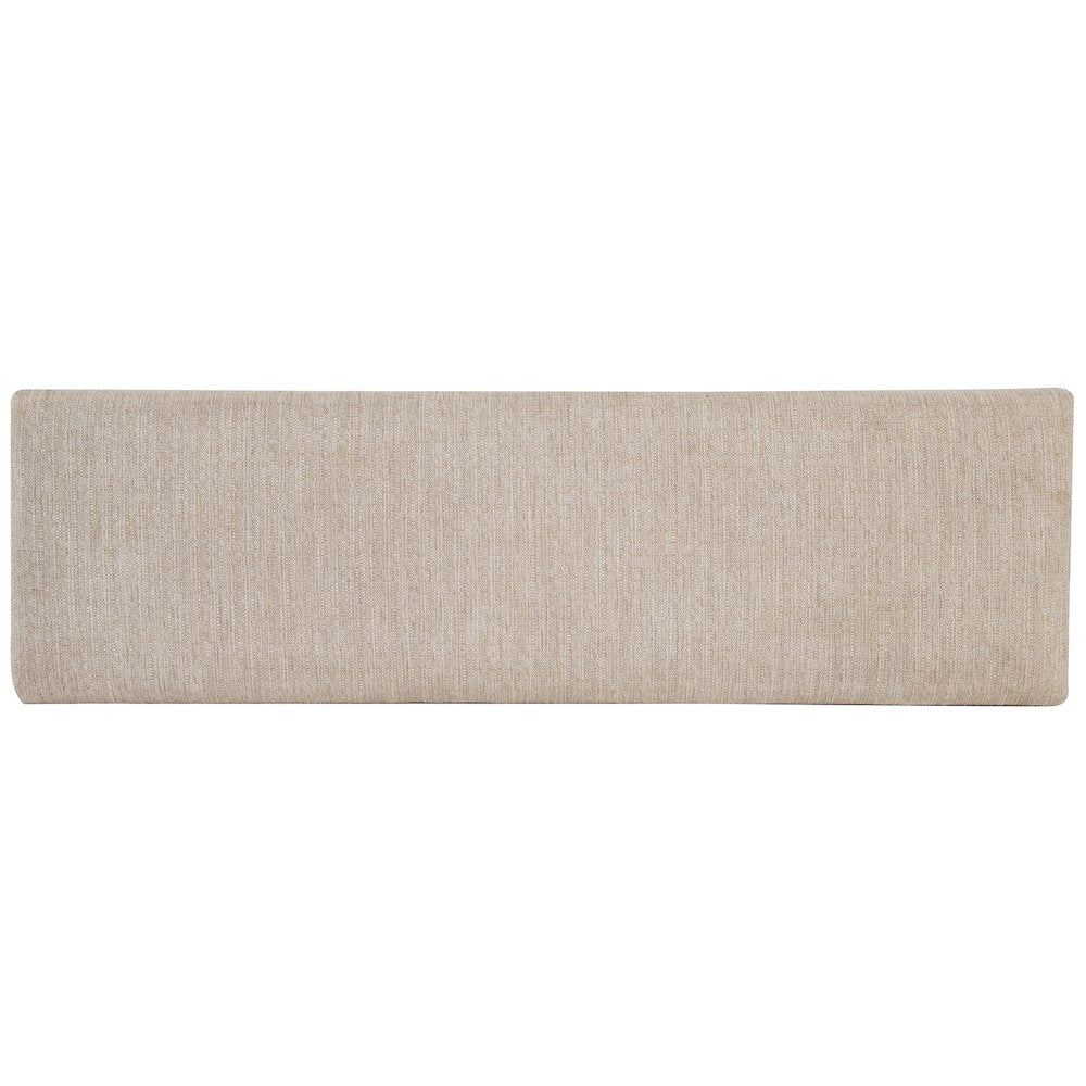 Paxton Place Dovetail Grey Upholstered Bench