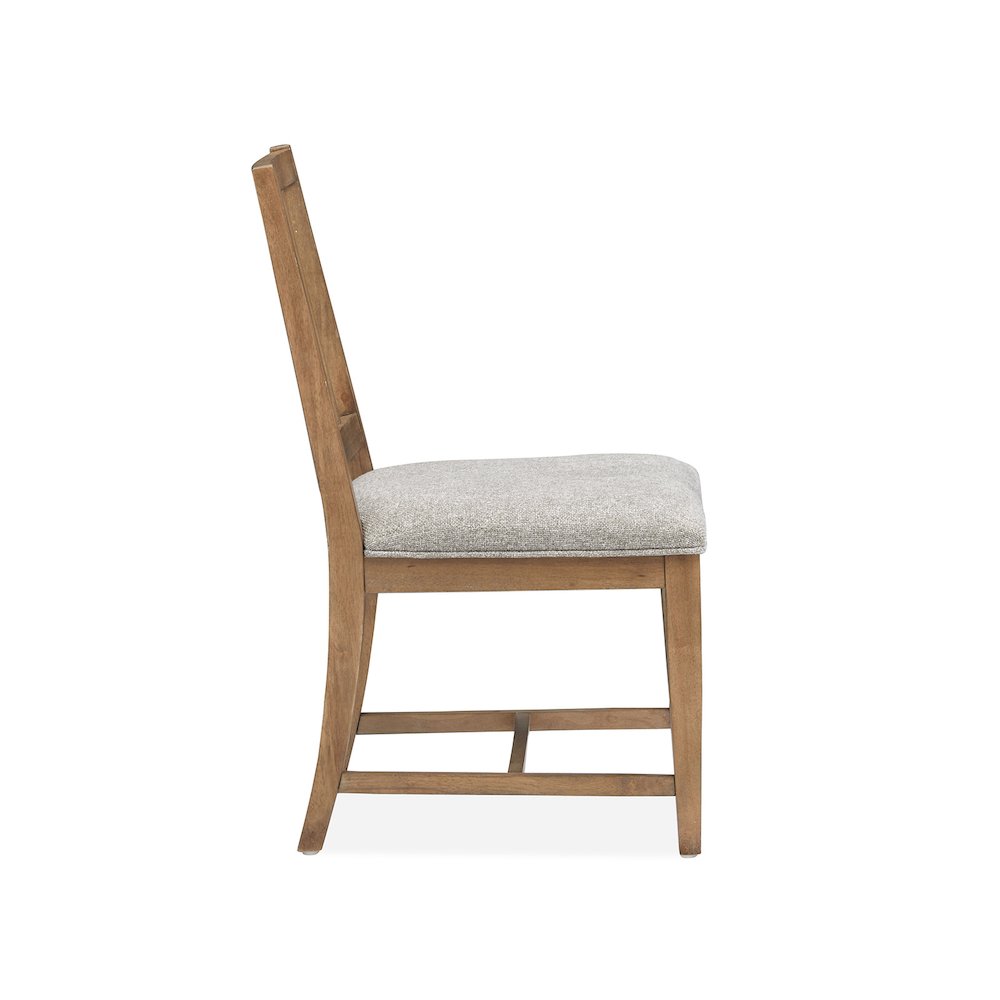 Lindon Belgian Wheat Upholstered Side Chair Two Pack