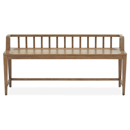 Lindon Belgian Wheat Low Back Arm Bench