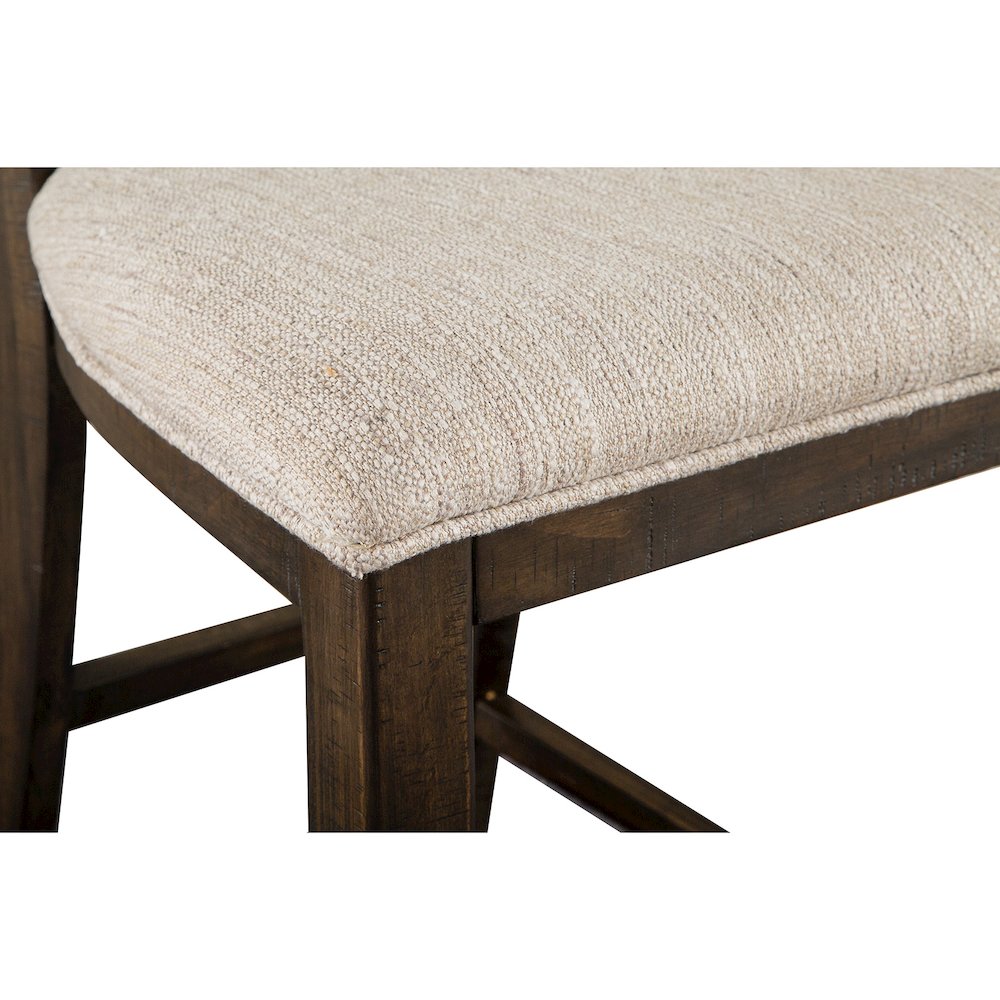 Westley Falls Graphite Upholstered Counter Chair Two Pack