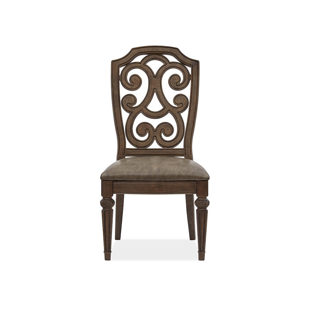 Durango Willadeene Brown Upholstered Side Chair Two Pack