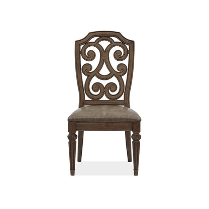 Durango Willadeene Brown Upholstered Side Chair Two Pack