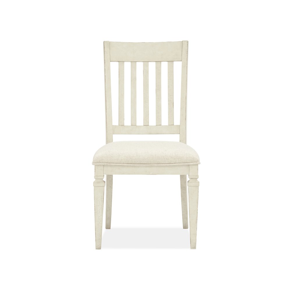 Newport Alabaster Upholstered Side Chair Two Pack