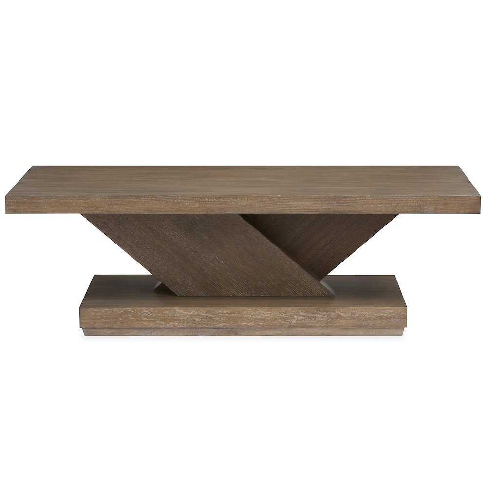 Lansbury Antique Wheat Rectangular Cocktail Table With Casters