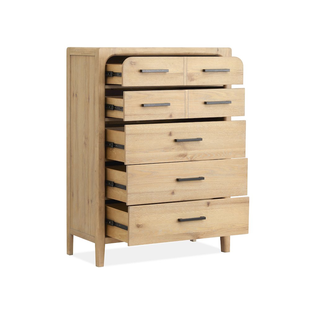 Somerset Butternut Drawer Chest