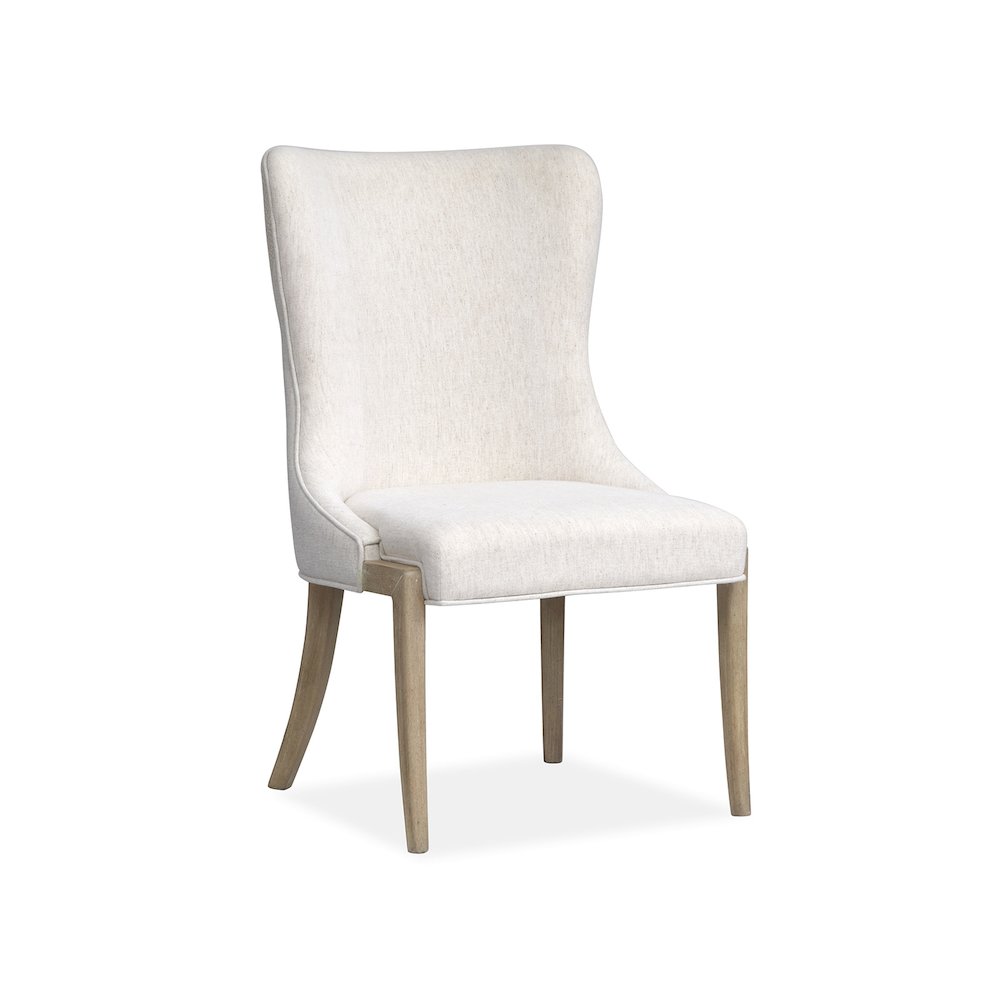 Sunset Cove Sanibel Brown Upholstered Host Chair Two Pack