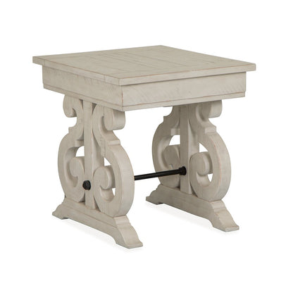 Bronwyn Alabaster Rectangular End Table