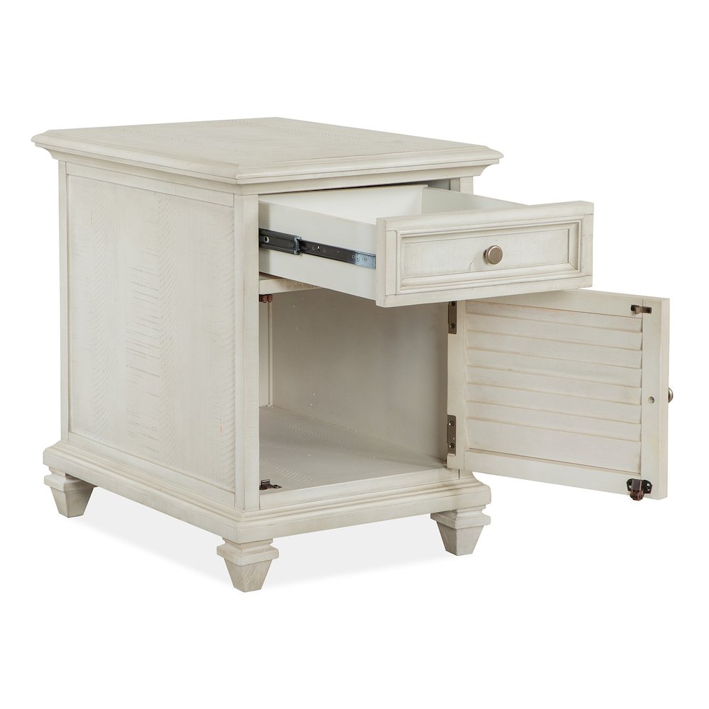 Newport Alabaster Chairside End Table