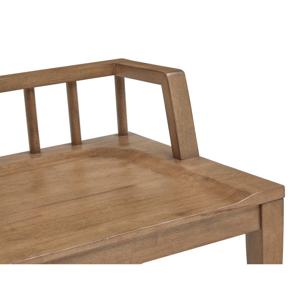 Lindon Belgian Wheat Low Back Arm Bench