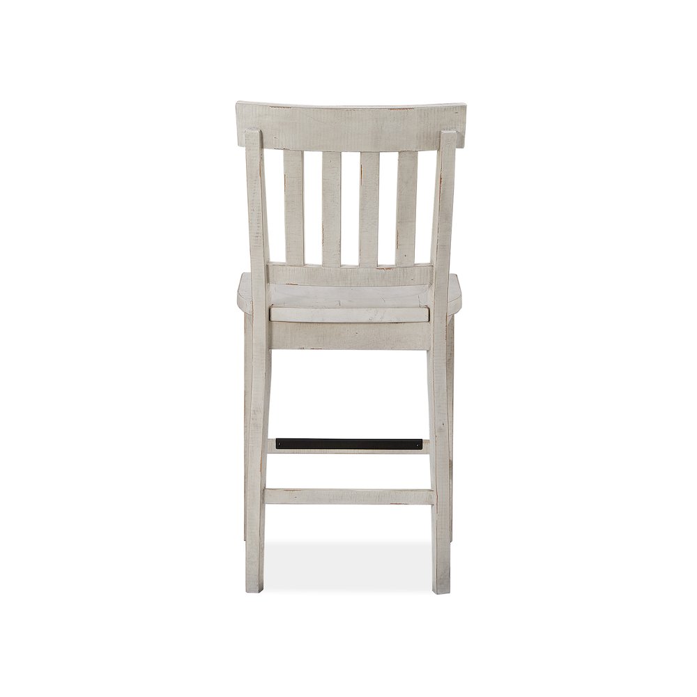 Bronwyn Alabaster And Toasted Nutmeg Counter Chair Two Pack