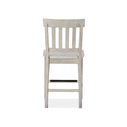 Bronwyn Alabaster And Toasted Nutmeg Counter Chair Two Pack