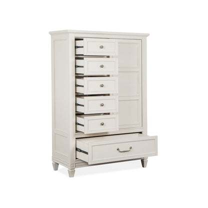 Willowbrook Egg Shell White With Slight Rub Through Door Chest
