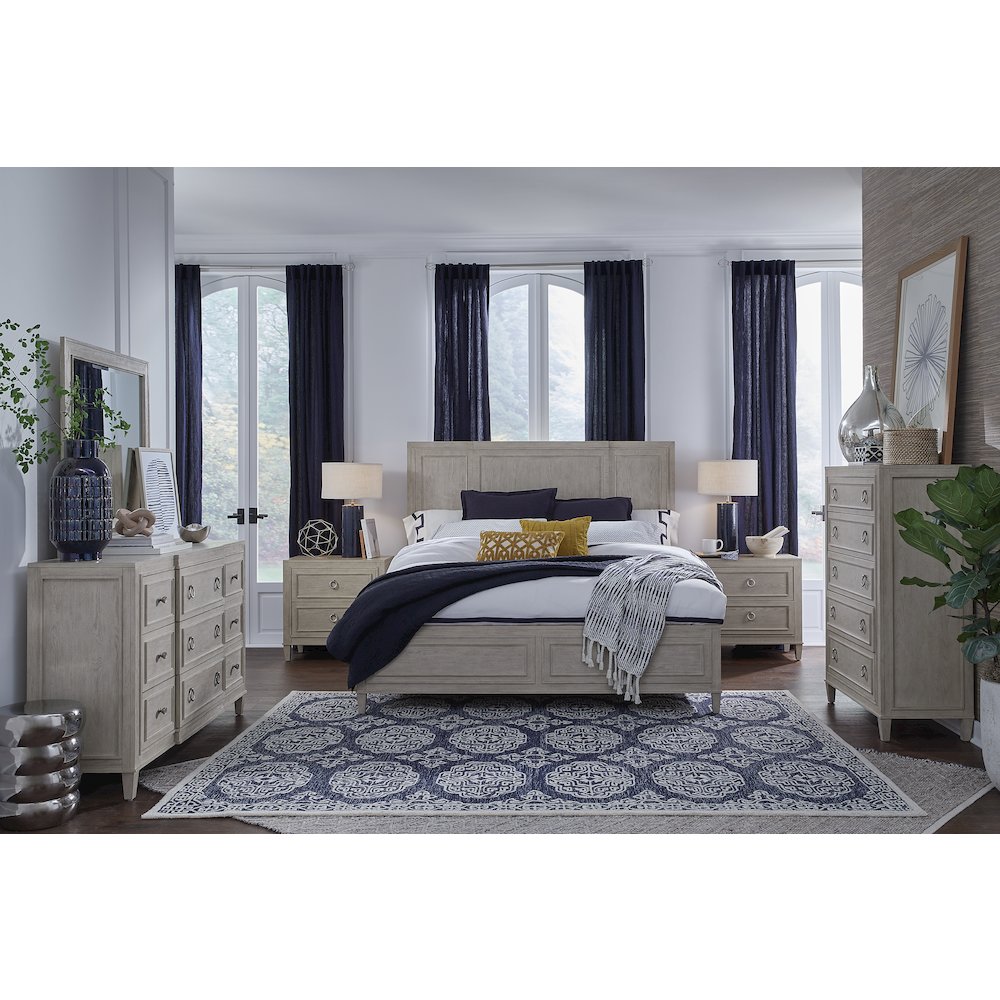 Sheridan Limestone Queen Panel Bed