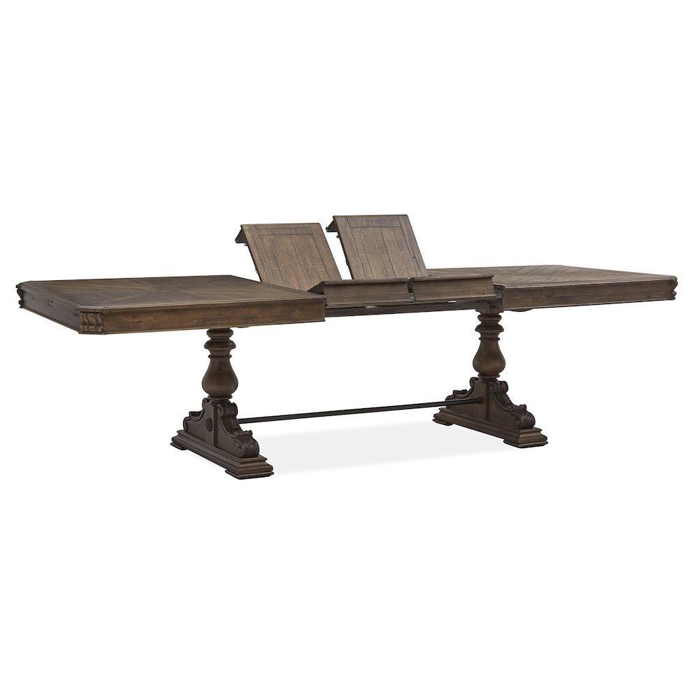Durango Willadeene Brown Extendable Trestle Dining Table