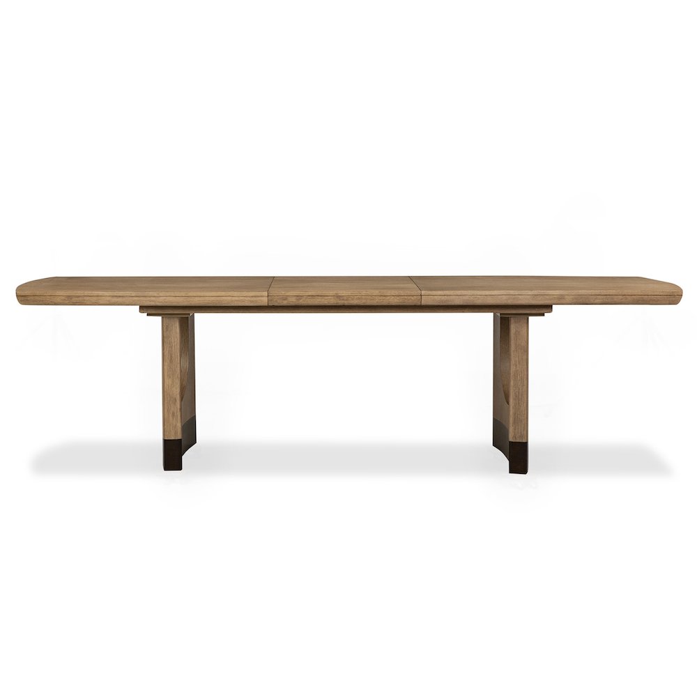 Tristan Swiss Coffee Extendable Trestle Dining Table