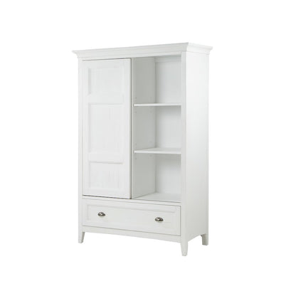 Heron Cove Chalk White And Dovetail Grey Door Chest