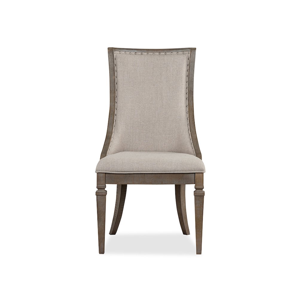 Lancaster Dovetail Grey Upholstered Arm Chair Two Pack