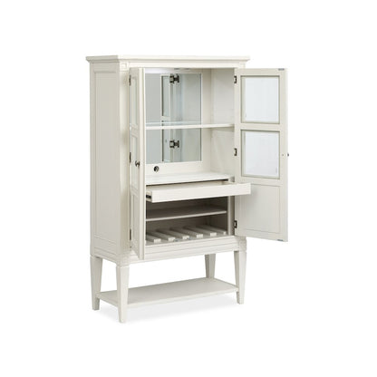 Willowbrook Egg Shell White Display Cabinet