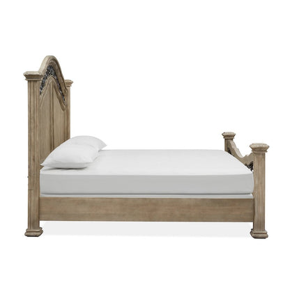Marisol Fawn King Panel Bed