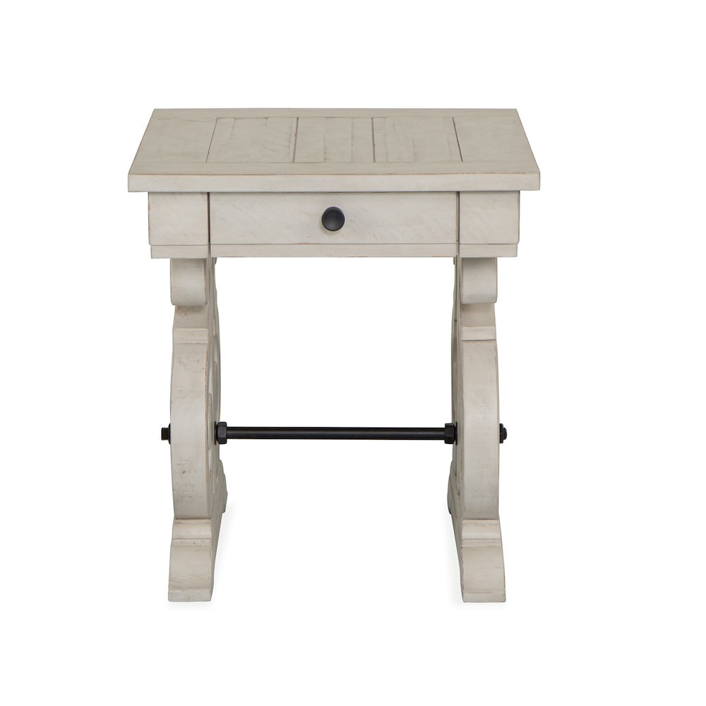Bronwyn Alabaster Rectangular End Table