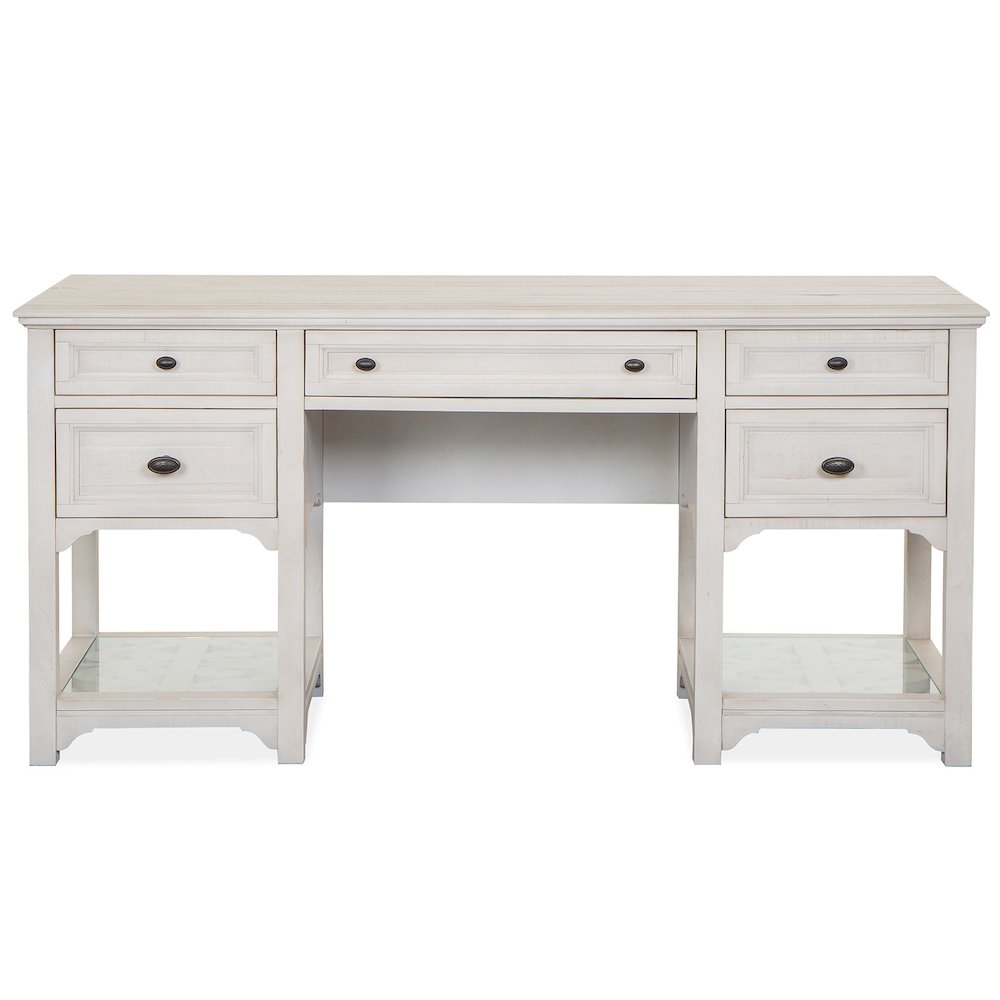Bronwyn Alabaster Desk With Hutch