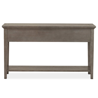 Paxton Place Dovetail Grey Rectangular Sofa Table