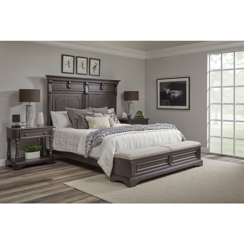 Pulaski Hickory Creek Brown Velvet 10 Drawer Dresser With Mirror
